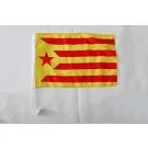 Drapeau de voiture Catalogne Estelada Vermella 45x30 cm
