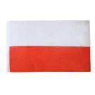 Drapeau Pologne 90x60 cm | Drapeau polonais Polyester léger Fourreau pour hampe