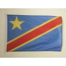 Pavillon nautique République Démocratique du Congo 45x30 cm Anneaux Plastiques