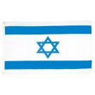 Drapeau Israël 250x150 cm | Drapeau israélien Polyester léger Oeillets métalliques