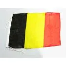 Drapeau Belgique 45x30 cm | Drapeau belge Polyester léger Cordelettes