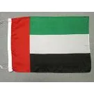 Drapeau Emirats Arabes Unis 45x30 cm | Drapeau émirati Polyester léger Cordelettes