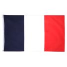 Drapeau France 90x60 cm | Drapeau français Polyester léger Oeillets métalliques
