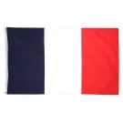 Drapeau France 90x60 cm | Drapeau français Polyester léger Oeillets métalliques