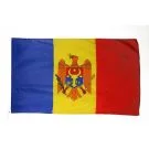 Drapeau Moldavie 150x90 cm | Drapeau moldave Polyester léger Oeillets métalliques
