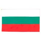 Drapeau Bulgarie 150x90 cm | Drapeau bulgare Polyester léger Oeillets métalliques