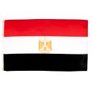 Drapeau Egypte 150x90 cm | Drapeau egyptien Polyester léger Oeillets métalliques