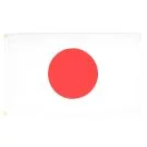 Drapeau Japon 150x90 cm | Drapeau japonais Polyester 100D Oeillets métalliques