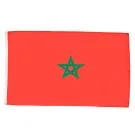 Drapeau Maroc 150x90 cm | Drapeau marocain Polyester léger Oeillets métalliques