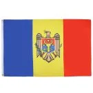 Moldova Flag 3' x 5' Light polyester grommets