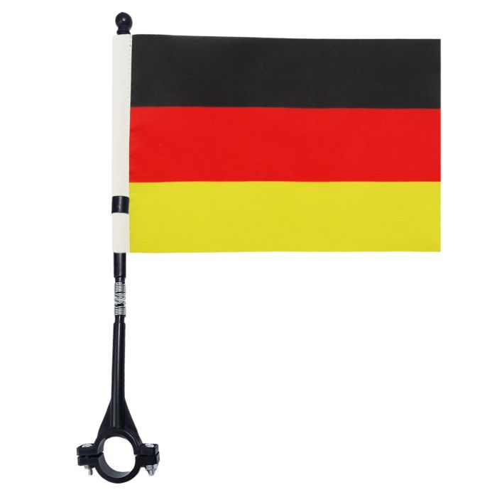 DRAPEAU DE VELO ALLEMAGNE 21x14cm - PETIT BIKE FLAG ALLEMAND 14 x 21 cm