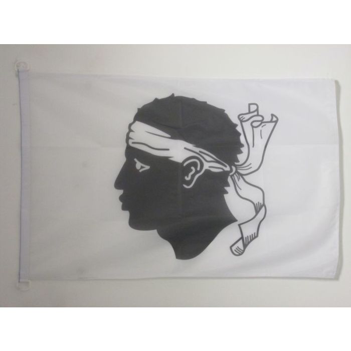 DRAPEAU CORSE 90x60cm - DRAPEAU PROVINCE CORSE 60 x 90 cm Spécial Extérieur - DRAPEAUX