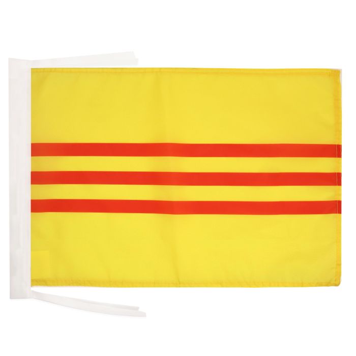 DRAPEAU SUD VIETNAM 45x30cm - PAVILLON VIETNAMIEN - VIET NAM DU SUD 30 x 45 cm haute qualité