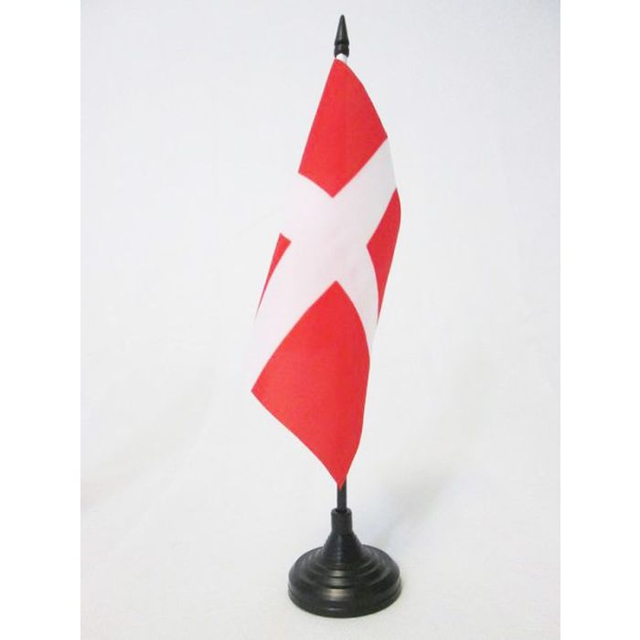 DRAPEAU DE TABLE ORDONNANCE DU RÍ?GIMENT DE PICARDIE 1558-1780 15x15cm - PETIT DRAPEAUX DE BUREAU INFANTERIE DU ROYAUME DE FRANCE 15 x 15 cm