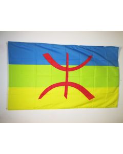 DRAPEAU KABYLIE 150x90cm - DRAPEAU KABYLE - ALGÉRIE BERBÈRE 90 x 150 cm - DRAPEAUX