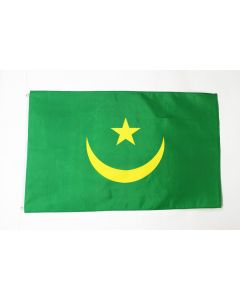 DRAPEAU MAURITANIE 150x90cm - DRAPEAU MAURITANIEN 90 x 150 cm Polyester léger