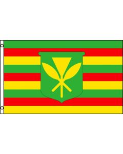 DRAPEAU HAWAII KANAKA MAOLI 150x90cm - DRAPEAU HAWAÏEN KANAK 90 x 150 cm - DRAPEAUX