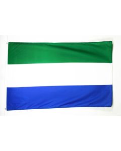 DRAPEAU SIERRA LEONE 150x90cm - DRAPEAU SIERRA-LÉONAIS 90 x 150 cm - DRAPEAUX
