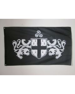 DRAPEAU BLASON DE LA BRETAGNE 150x90cm - DRAPEAU BRETON 90 x 150 cm - DRAPEAUX