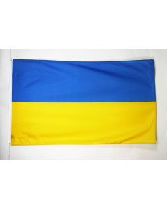 DRAPEAU UKRAINE 150x90cm - DRAPEAU UKRAINIEN 90 x 150 cm Polyester léger