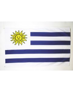 DRAPEAU URUGUAY 90x60cm - DRAPEAU URUGUAYEN 60 x 90 cm Polyester léger