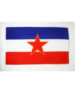 DRAPEAU YOUGOSLAVIE 90x60cm - DRAPEAU YOUGOSLAVE 60 x 90 cm - DRAPEAUX