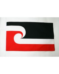 DRAPEAU MAORI 90x60cm - DRAPEAU NÉO-ZÉLANDAIS - NOUVELLE-ZÉLANDE 60 x 90 cm - DRAPEAUX
