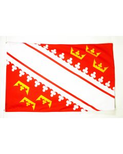 DRAPEAU ALSACE 150x90cm - DRAPEAU ALSACIEN - PROVINCE D\'ALSACE 90 x 150 cm Polyester léger