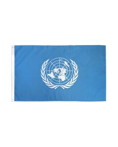 DRAPEAU ONU 150x90cm - DRAPEAU DES NATIONS UNIES 90 x 150 cm Polyester léger