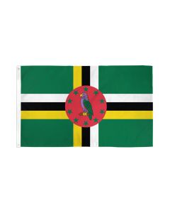 DRAPEAU DOMINIQUE 150x90cm - DRAPEAU DOMINIQUAIS 90 x 150 cm - DRAPEAUX