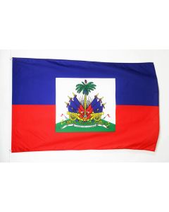 DRAPEAU HAÏTI 150x90cm - DRAPEAU HAÏTIEN 90 x 150 cm - DRAPEAUX