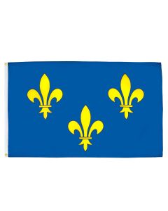 DRAPEAU ILE-DE-FRANCE 150x90cm - DRAPEAU FRANCILIEN - FRANCE 90 x 150 cm - DRAPEAUX