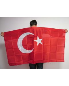 DRAPEAU CAPE TURQUIE 150x90cm - BODY FLAG SUPPORTER TURC 90 x 150 cm