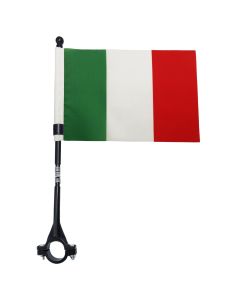 DRAPEAU DE VELO ITALIE 21x14cm - PETIT BIKE FLAG ITALIEN 14 x 21 cm