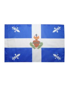 DRAPEAU QUÍ?BEC CARILLON SACRÍ? CÅ?UR 150x90cm - DRAPEAU QUÍ?BÍ?COIS FLEUR DE LYS 90 x 150 cm Fourreau pour hampe