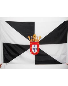 DRAPEAU CEUTA 150x90cm - DRAPEAU ESPAGNOL - ESPAGNE 90 x 150 cm Fourreau pour hampe