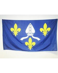 DRAPEAU COMTÍ? DE SAINTONGE 150x90cm - DRAPEAU DE SAINTONGE 90 x 150 cm Fourreau pour hampe