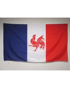 DRAPEAU MOUVEMENT WALLONIE FRANÍ?AISE 150x90cm - DRAPEAU WALLON FRANÍ?AIS 90 x 150 cm Fourreau pour hampe