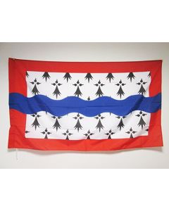 DRAPEAU HAUTE-VIENNE 150x90cm - DRAPEAU DÍ?PARTEMENT FRANÍ?AIS - LIMOUSIN 90 x 150 cm Fourreau pour hampe