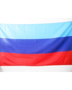 DRAPEAU RÍ?PUBLIQUE POPULAIRE DE LOUGANSK 150x90cm - DRAPEAU LOUHANSK - UKRAINE - RUSSIE 90 x 150 cm Fourreau pour hampe