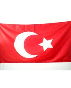DRAPEAU EMPIRE OTTOMAN 150x90cm - DRAPEAU ANCIENNE TURQUIE 90 x 150 cm Fourreau pour hampe