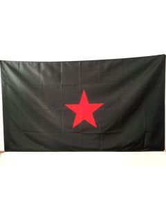 DRAPEAU ARMÍ?E ZAPATISTE DE LIBÍ?RATION NATIONALE 150x90cm - DRAPEAU EZLN MEXIQUE 90 x 150 cm Fourreau pour hampe