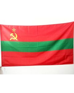 DRAPEAU TRANSNISTRIE 150x90cm - DRAPEAU RÍ?PUBLIQUE MOLDAVE DU DNIESTR - MOLDAVIE 90 x 150 cm Fourreau pour hampe