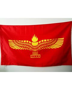 DRAPEAU ARAMÍ?EN SYRIAQUE 150x90cm - DRAPEAU ARAMÍ?ENS 90 x 150 cm Fourreau pour hampe