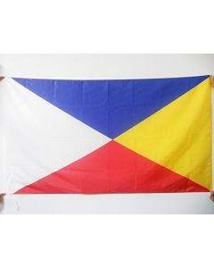 DRAPEAU MAYAS 150x90cm - DRAPEAU MAYA 90 x 150 cm Fourreau pour hampe