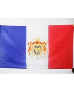 DRAPEAU FRANCE PREMIER EMPIRE 1804-1815 150x90cm - DRAPEAU FRANÍ?AIS - NAPOLEON 90 x 150 cm Fourreau pour hampe