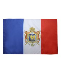 DRAPEAU FRANCE SECOND EMPIRE 1852-1870 150x90cm - DRAPEAU FRANÍ?AIS - NAPOLEON III 90 x 150 cm Fourreau pour hampe