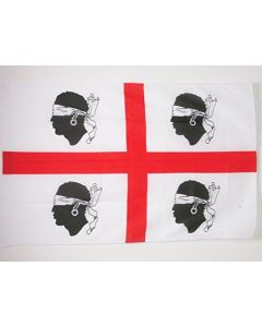 DRAPEAU SARDAIGNE NATIONALISTE SARDISME 150x90cm - DRAPEAU NATIONALISME SARDE 90 x 150 cm Fourreau pour hampe
