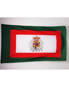 DRAPEAU ROYAUME DES DEUX-SICILES 1848-1860 150x90cm - DRAPEAU ITALIEN ANCIEN - ITALIE 90 x 150 cm Fourreau pour hampe