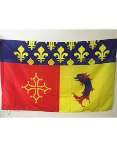 DRAPEAU HAUTES-ALPES 150x90cm - DRAPEAU DÍ?PARTEMENT HAUT-ALPINS 90 x 150 cm Fourreau pour hampe